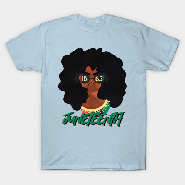 Juneteenth T-Shirt by theartBinn